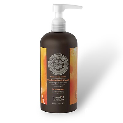 #ad Tweak’d by Nature Peaches Fresh Cream Cleansing Hair Treatment 16 oz ea SEALED $34.00