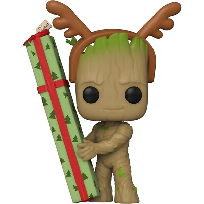 #ad FUNKO • Holiday GROOT #1105 • Guardians of the Galaxy • w Protector • Ships Free $19.99