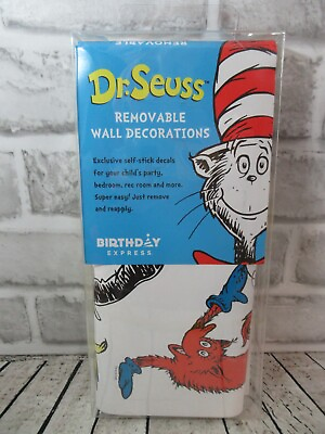 #ad Dr Seuss removeable wall decorations decals Cat in Hat Horton Thing 1 2 Sam I am $12.99