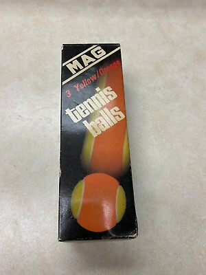 #ad Vintage Box of 3 MAG Tennis Balls Kmart $22.50