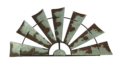 #ad #ad Scratch amp; Dent Rusty Weathered Metal Half Windmill Wall Hanging $29.98