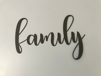 #ad Family metal sign gallery wall art home decor $39.00