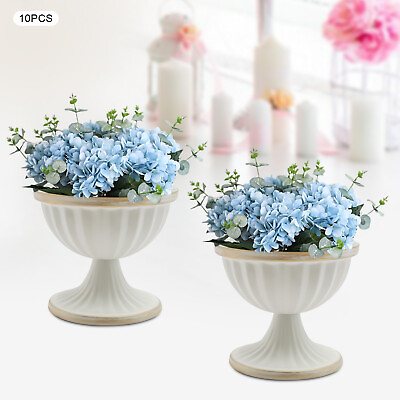 #ad 10pcs Vase Metal Wedding Flower Vase For Party Christmas Home Table Decor Vase $57.00