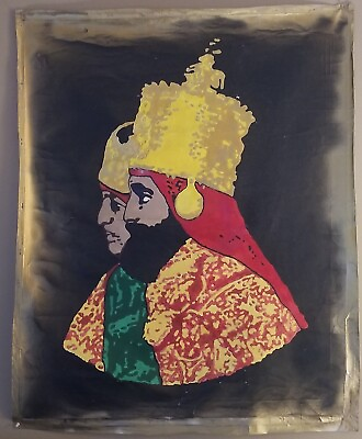 #ad 🔥World Historical Figure Emperor Haile Selassie Wall Art Painting on Canvas $20000.00