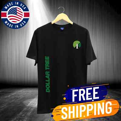 #ad #ad Dollar Tree Logo Men#x27;S Black T Shirt S 5Xl Free Shipping $19.99