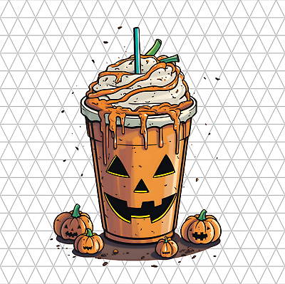 #ad Halloween Beverage PNG Clip Art Sublimation Design Digital Download Clipart $0.99