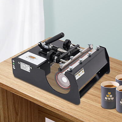 #ad #ad 10 30OZ DIY Tumbler Heat Press Machine Mug Press Heat Machine Set Black 110V $179.55
