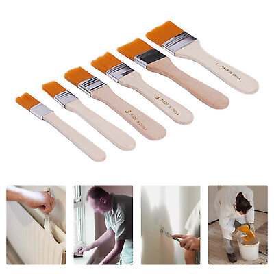 #ad 6x Painting Brushes Set for Dust Cleaning Painting Wall Painting Greasing amp; $5.18