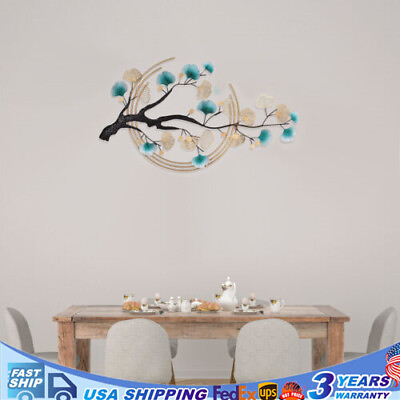#ad #ad Tree Leaf Metal Wall Art Modern Luxury Metal Wall Nature Art Decor 3D Ginkgo $88.78