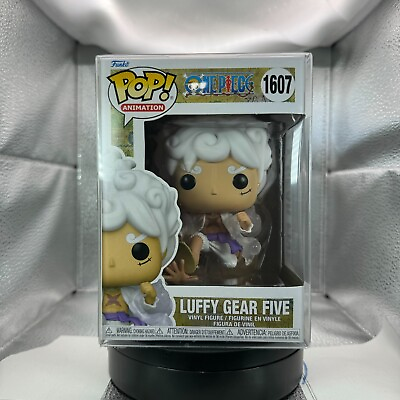 #ad One Piece Luffy Gear Five 5 #1607 Funko Pop One Piece w Protector IN STOCK $12.90
