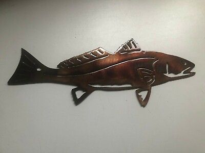 #ad #ad Red Fish Metal Wall Art Copper 20quot; wide $45.98