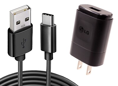 #ad Home Wall Charger 6ft Long USB C Cable Power Adapter USB C Wire for SmartPhones $15.99