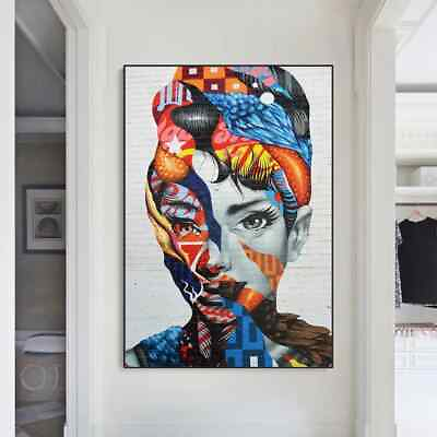 #ad Abstract Woman Figure Painting Decorativas Art Living Room Decor Canvas Painting $11.51