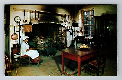 #ad Williamsburg VA Virginia Kitchen At Governor#x27;s Palace Souvenir Vintage Postcard $7.99