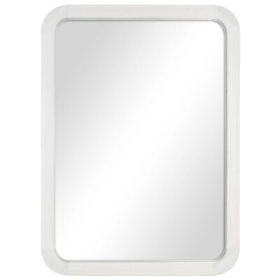 #ad 22quot; x 30quot; Rounded Edge Rectangular Wall Mirror for Bathroom Bedroom Livingroom $35.99
