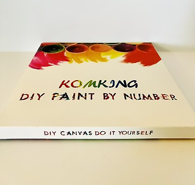 #ad #ad Adult DIY Paint by Numbers quot;Magic Catquot; Komking DIY Canvas Creative Fun NEW $16.99