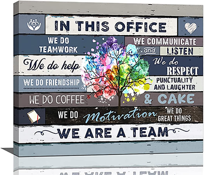 #ad Purada Inspirational Wall Art for Office Motivational Quotes Wall Decor We Are a $63.82