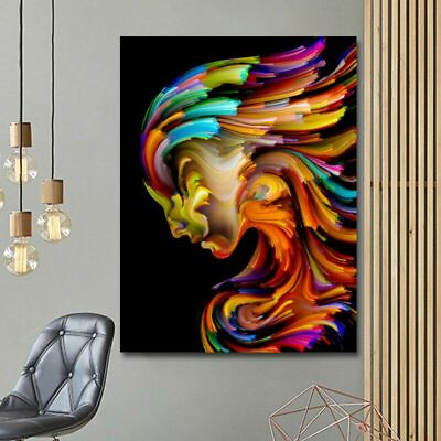 #ad #ad Modern Colorful Abstract Wall Art Poster And Prints Pictures For Home Decor $30.87