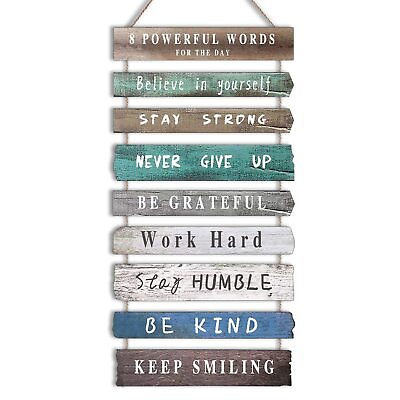 #ad #ad Inspirational Wall Art Decor for Office Wooden Rustic Hanging Motivational W... $31.62