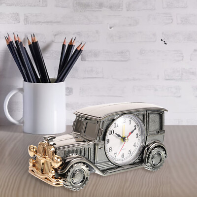 #ad Cute Alarm Clocks Vintage Home Decorations Classic Car Mute $13.65