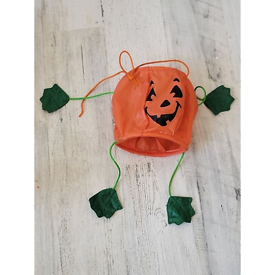 #ad Halloween vintage pumpkin windbreaker lawn pop decor $13.27
