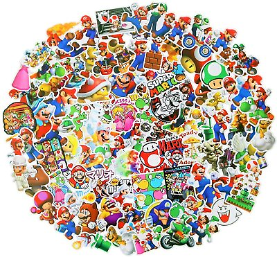 100pcs Super Mario stickers Kids Nursery Removable Wall Decal Art Home Decor $7.69