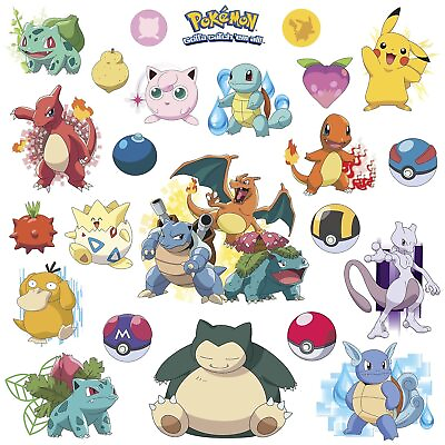 #ad #ad RMK2535SCS Pokemon Iconic Peel and Stick Wall Decals $23.29