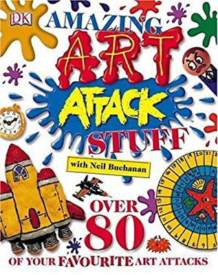 #ad #ad Amazing Art Attack Stuff Hardcover Neil Buchanan $6.17