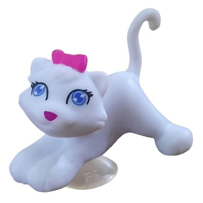 #ad Polly Pocket Wall Party Pet Kitty Cat Suction Cup Kitten Figure Doll Accessory $7.95