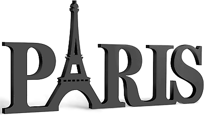 #ad Paris Decor for Bedroom Wooden Paris Themed Wall Decor Paris Wooden Letters Eiff $23.03