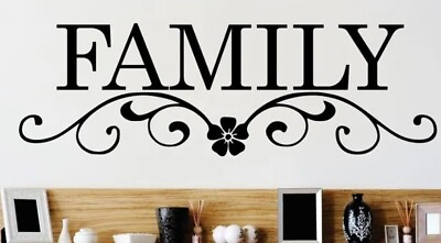 #ad Family wall decal 20#x27;x10#x27;. Home decor. Wall sticker $19.00