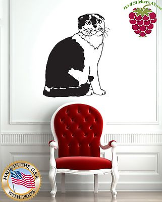 #ad Wall Stickers Vinyl Decal Animals Cat Kitty Pets ig901 $29.99