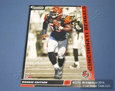 #ad Keith Rivers Cincinnati Bengals NFL 2008 Rookie Fathead Player Wall Decal 5quot;x7quot; $6.64