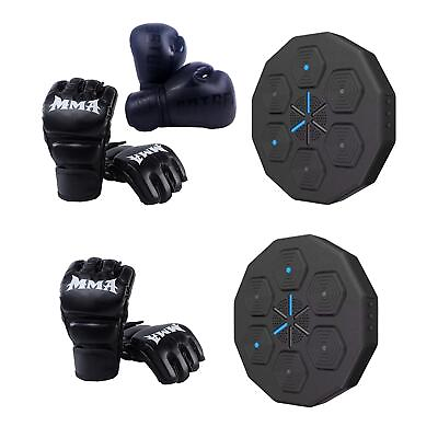 Music Boxing Training Machine Punching Bag Electronic Wall Target Sandbag Boxing $91.47