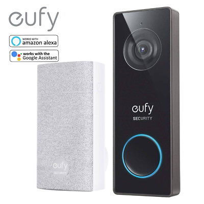 #ad eufy 2K Pro Video Doorbell Smart Intercom⁣ Door Ring Security Camera with Chime $49.98