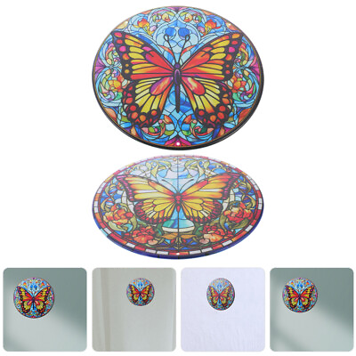 #ad 2pcs Butterfly Pattern Wall Hanging Indoor Rustic Wall Butterfly Statue Hanging $16.10