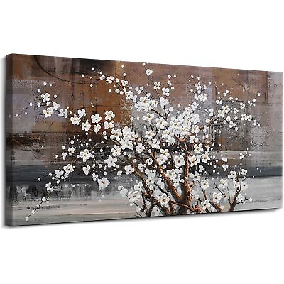 #ad #ad Wijotavic Large Modern Wall Art for Living Room Canvas Paintings White Flo... $240.39