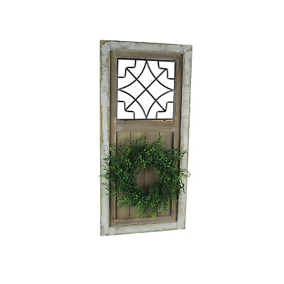 #ad #ad Decorative Wooden Door Wall Art Metal Accent Window Rustic Home Decor Sculpture $79.99
