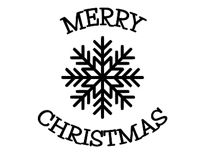 #ad Merry Christmas Snowflake Window Décor Vinyl Decal Joy Holiday Spirit Sticker $4.99