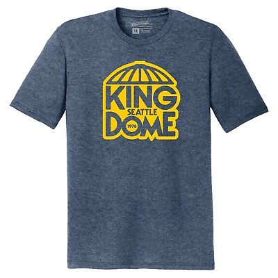 #ad #ad Seattle Kingdome Big Top 1976 TRI BLEND Tee Shirt Mariners Seahawks Cosmos $22.00