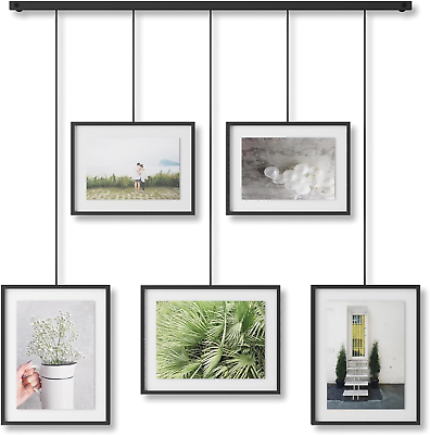 #ad Exhibit Wall Picture Frames Set of 5 $88.99