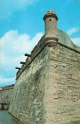 #ad St Augustine Florida Castillo de San Marcos Fort Vintage Postcard $6.39