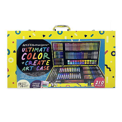 #ad Budding Artist Beginners Multifunctional Art Set with 210 Pieces for Children $27.97