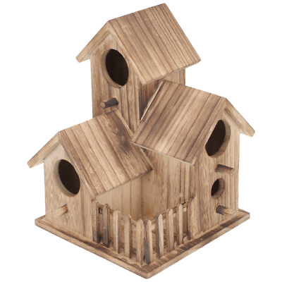 #ad #ad Hole Diy Bird House House Bird Bird House Birdhouse Parrot Bird Nesting Parakeet $22.09