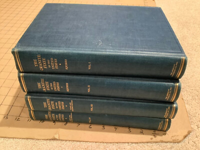 #ad The Granite State of The United Staes 4 volumes james duane Squires 1956 $89.99