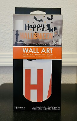 #ad Happy Halloween Wall Art $9.30