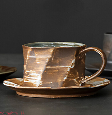 #ad Handmade Retro Ceramic Cups Home Creative Ceramic Coffee Cups Household Use $51.46