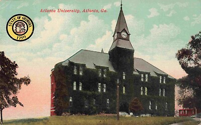 #ad Atlanta University Early 1900#x27;s Georgia with State Seal Vintage GA Postcard $8.00