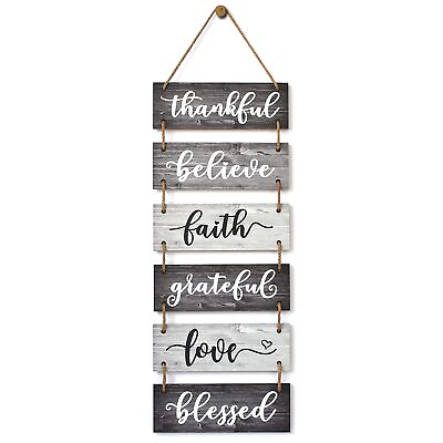 #ad Family Wall Decor Sign Farmhouse Rustic Home Decoration for Living Room Bed... $30.61