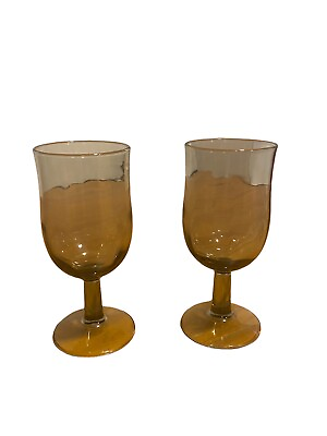 #ad 2 Glass Wine Water Stem Ware Kitchen Cups Drinkware ? $13.50